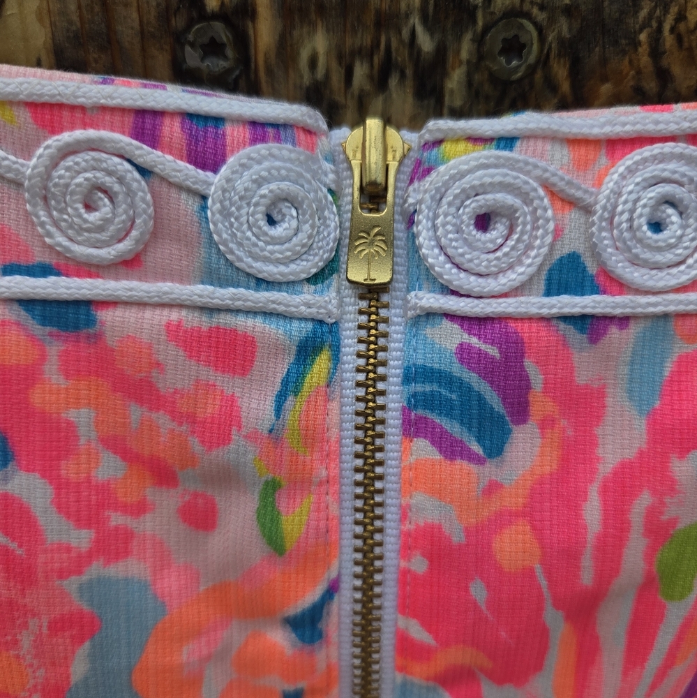 Lilly Pulitzer Shift Dress In Fan Sea Pants - Picture 7 of 7